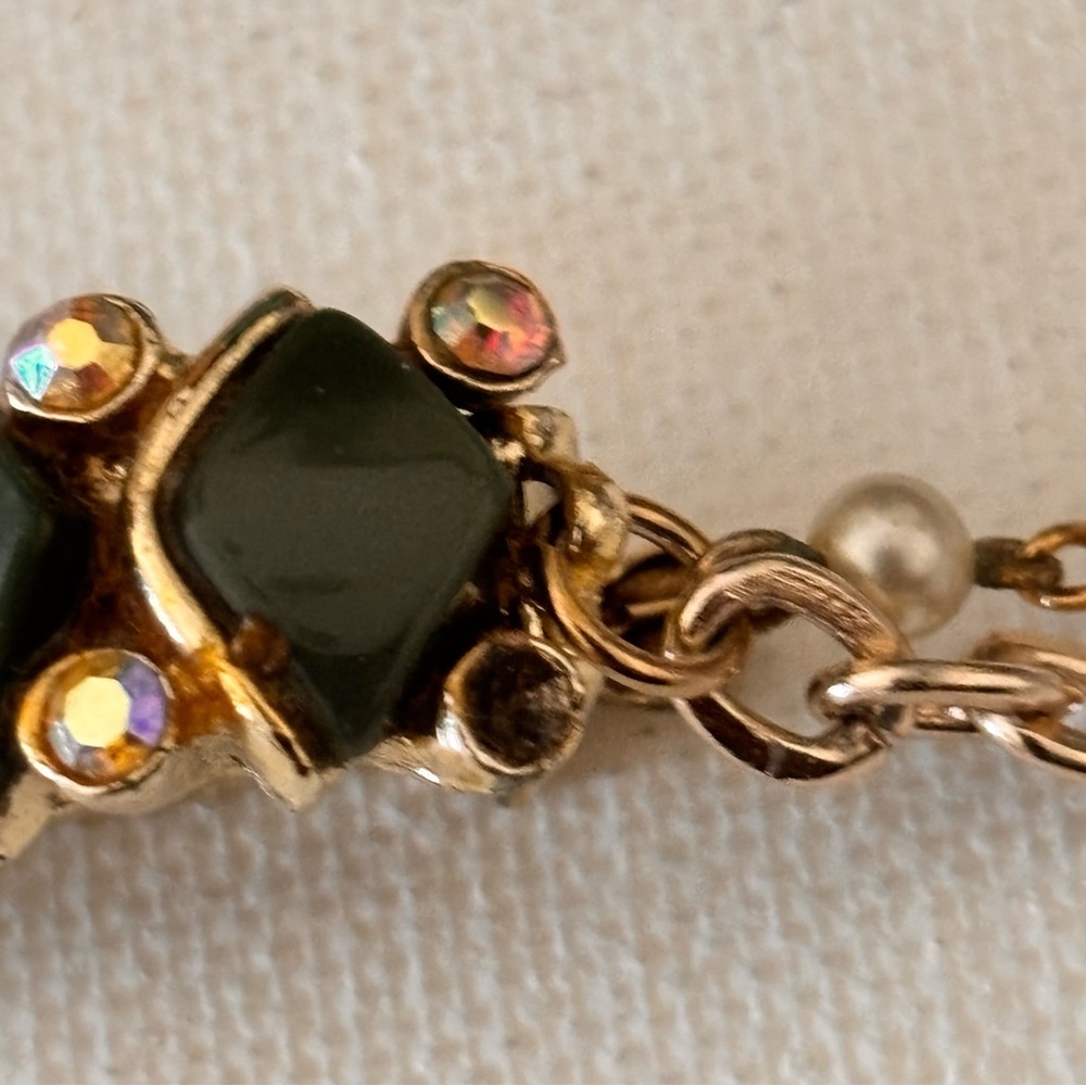 Vintage Sweater Clip   Double Brooch - Picture 9 of 14